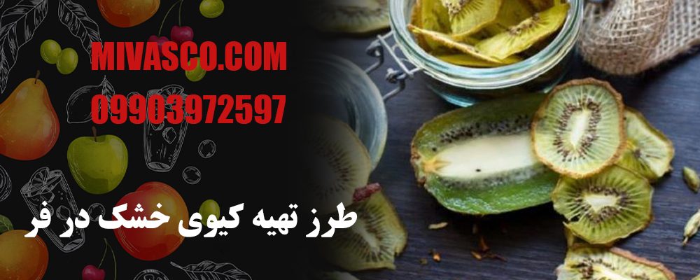طرز تهیه کیوی خشک در فر