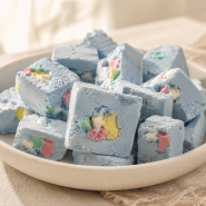 بستنی خشک بلوبری مارشمالو