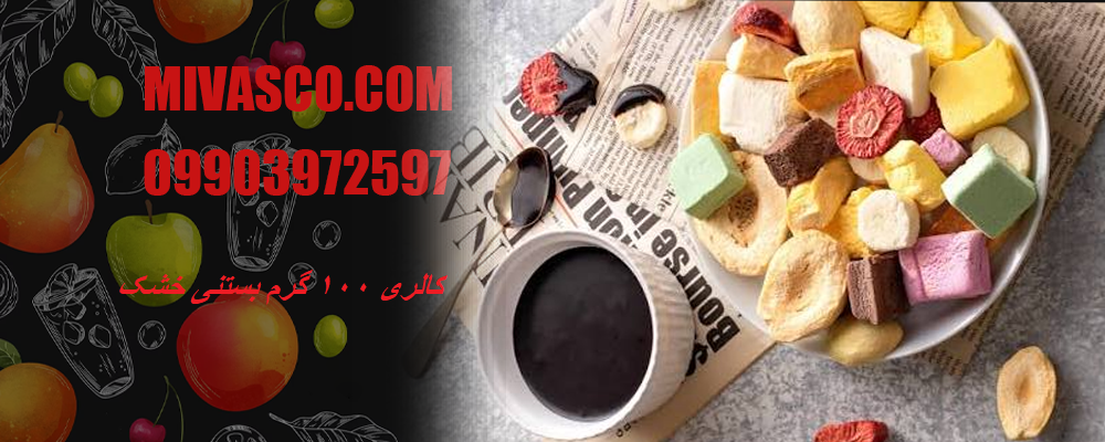 کالری ۱۰۰ گرم بستنی خشک